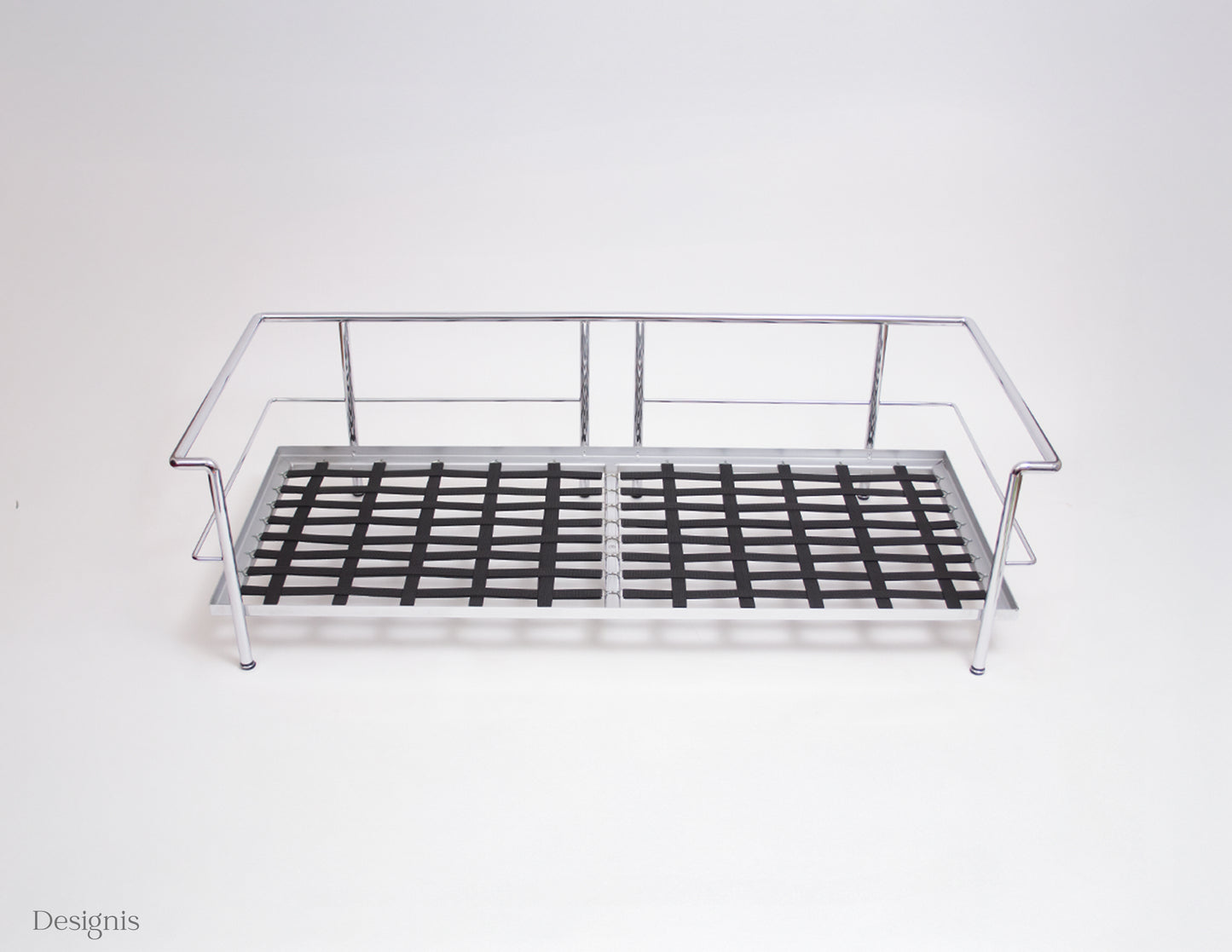 Cassina LC3 Zweisitzer Sofa, Schwarz, Leder