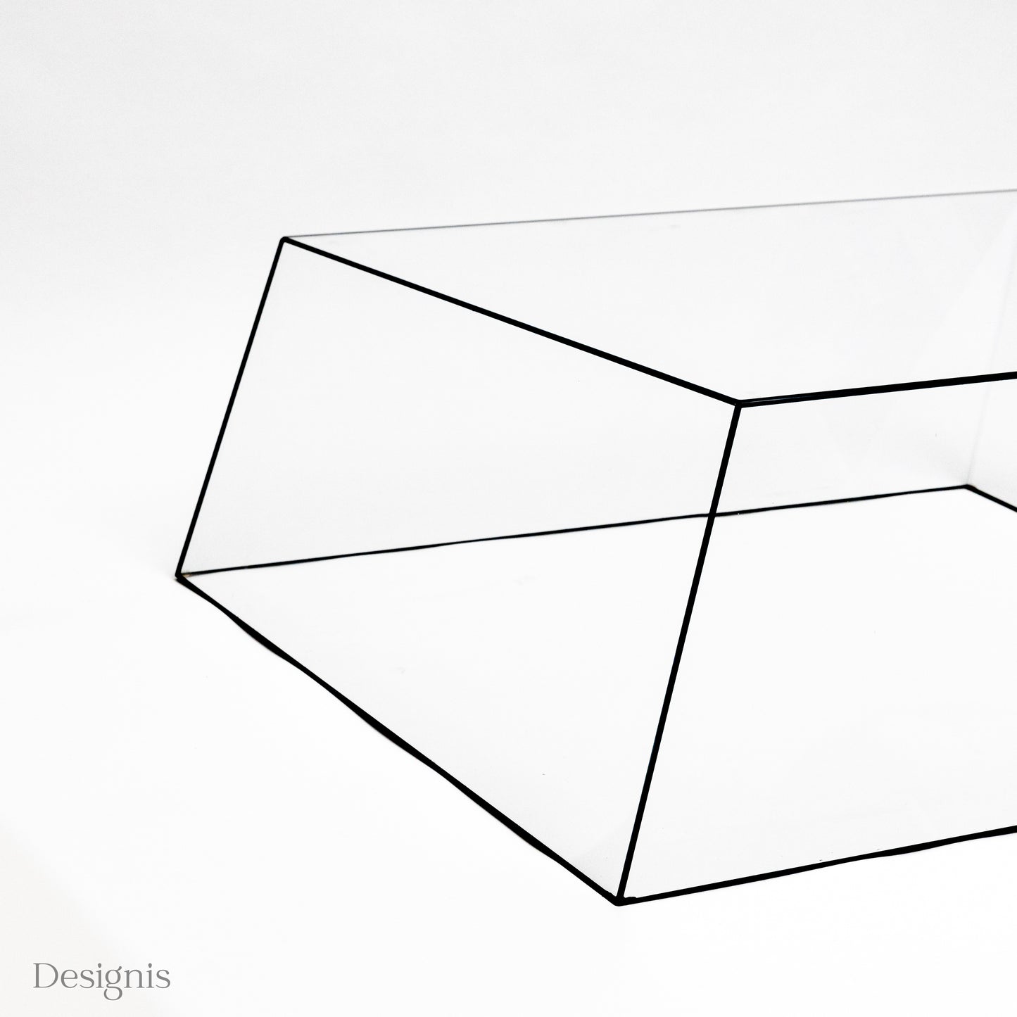 Glas Italia Wireframe Couchtisch, Schwarz