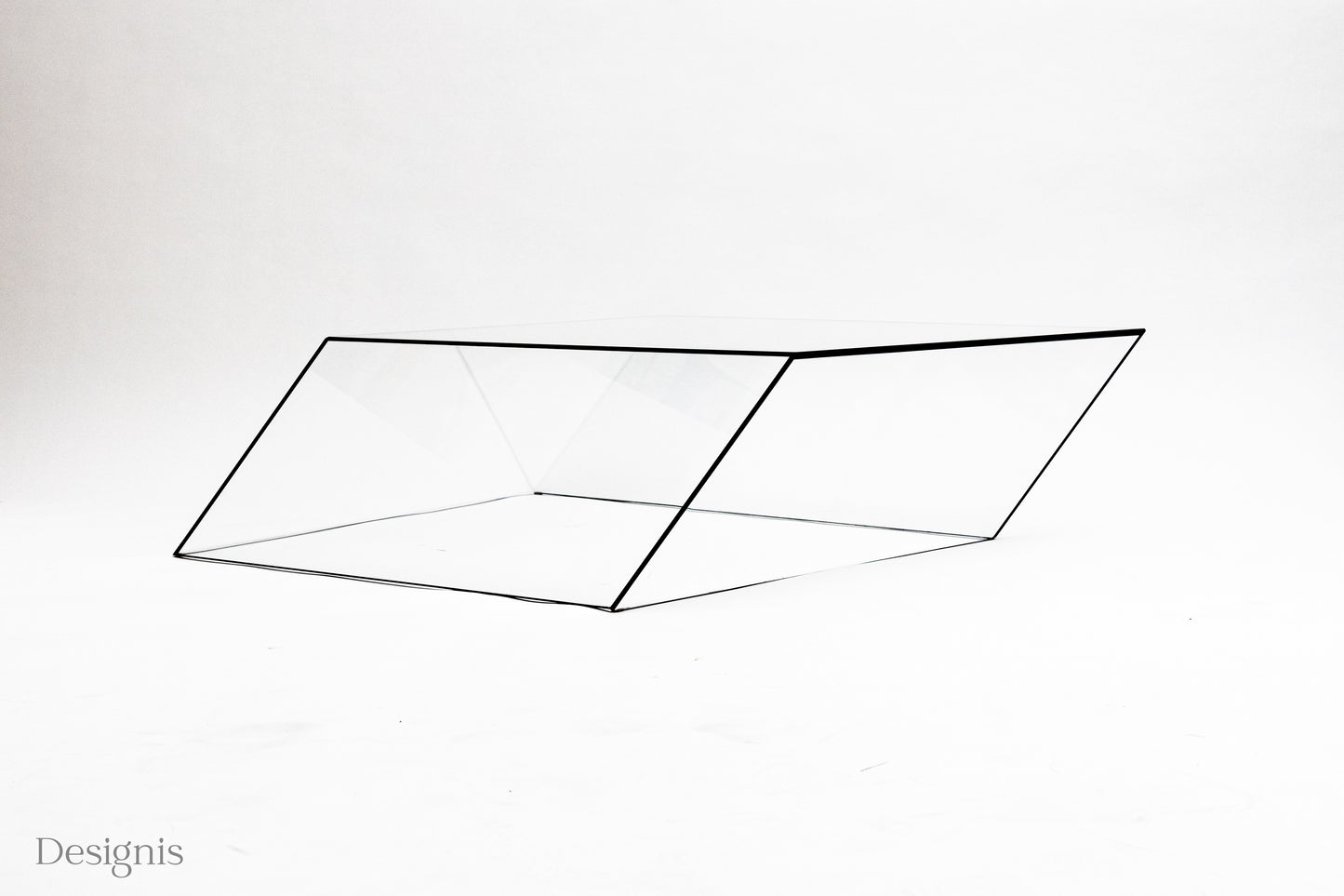 Glas Italia Wireframe Couchtisch, Schwarz