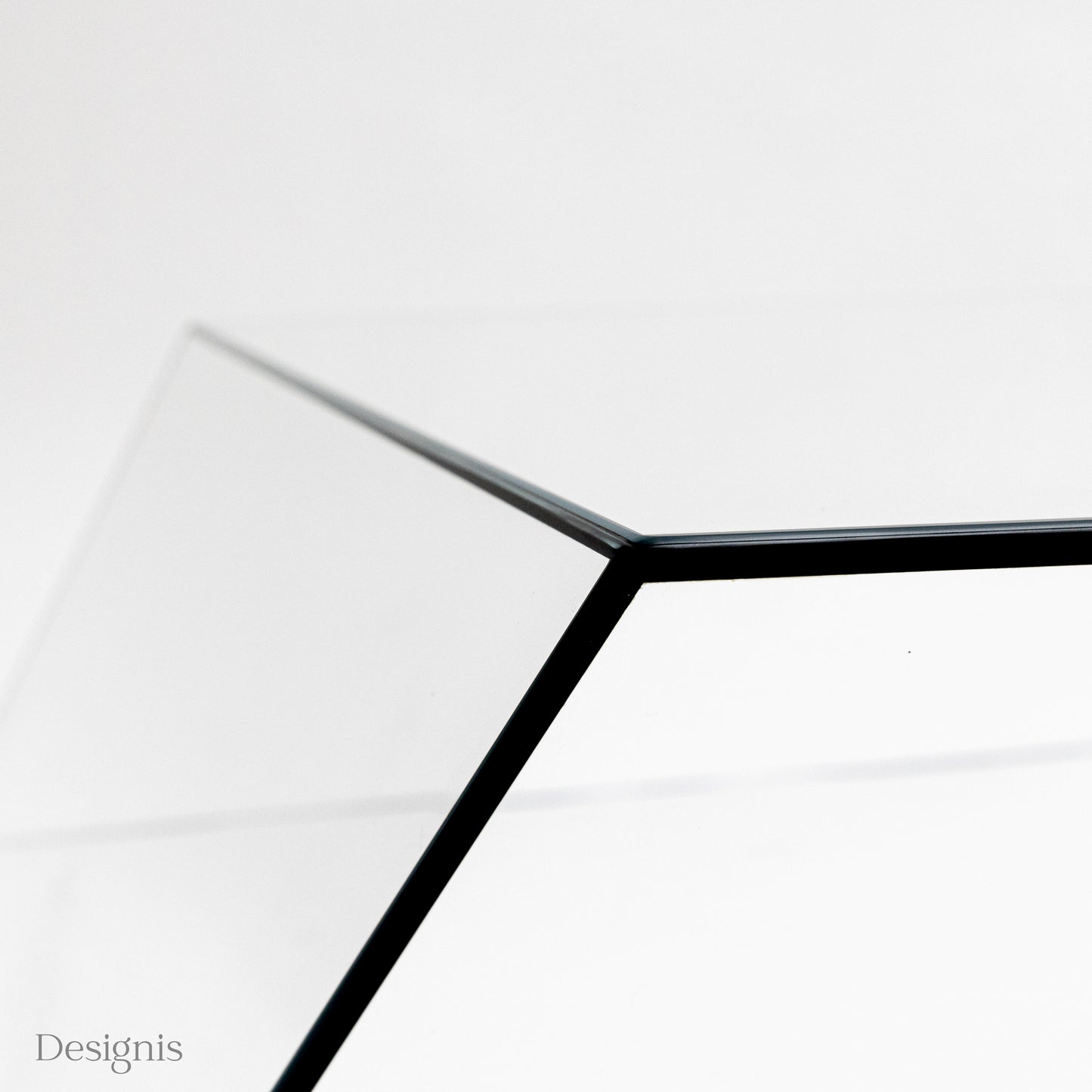 Glas Italia Wireframe Couchtisch, Schwarz