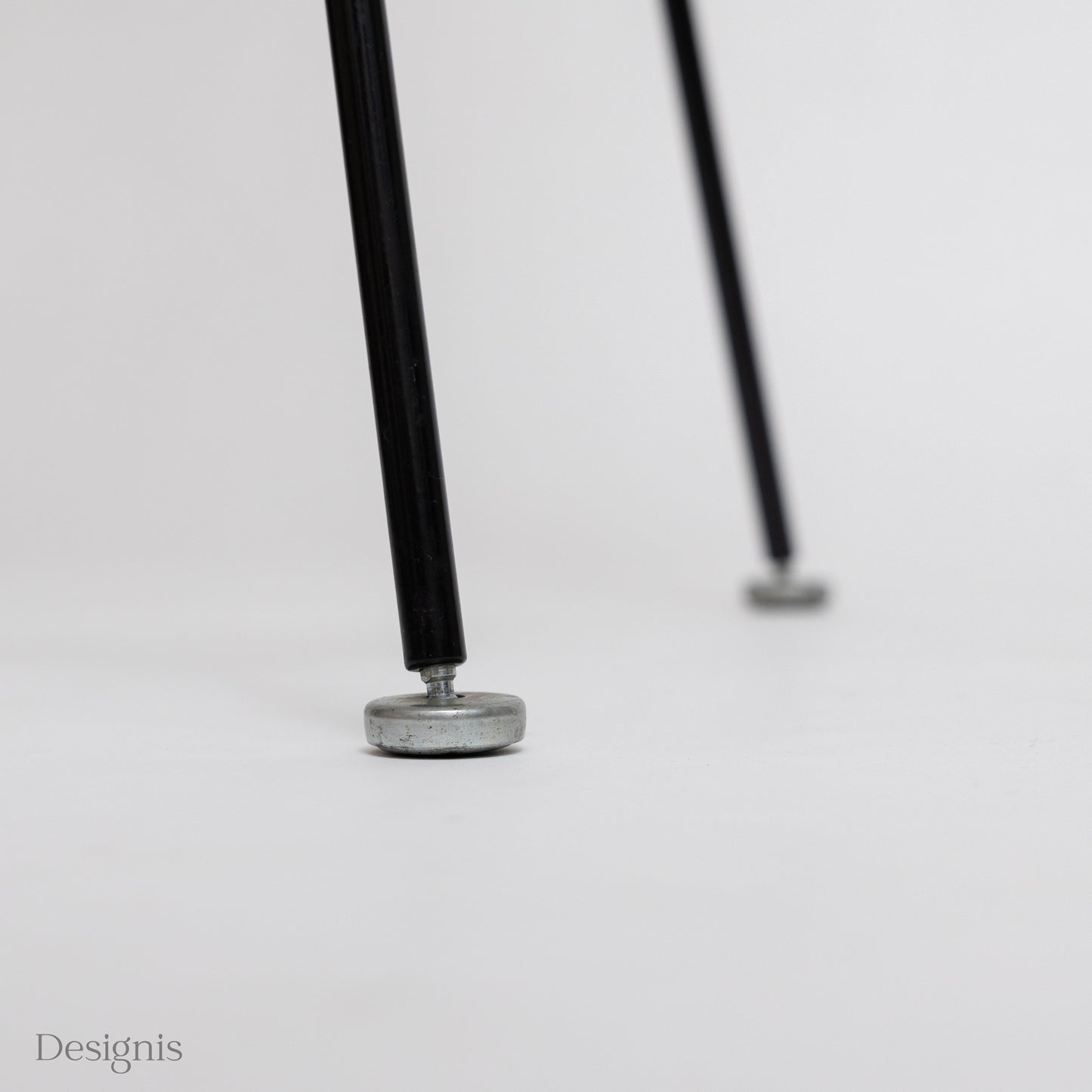 Knoll International Bertoia Barhocker, Schwarz/Weiß