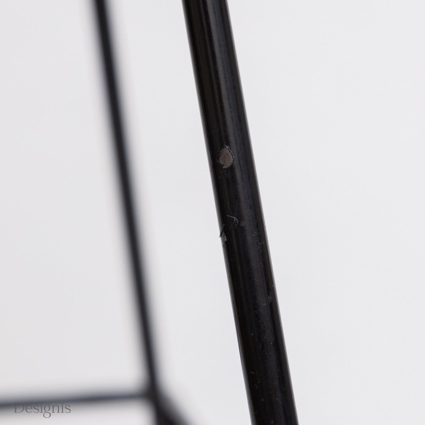 Knoll International Bertoia Barhocker, Schwarz/Weiß