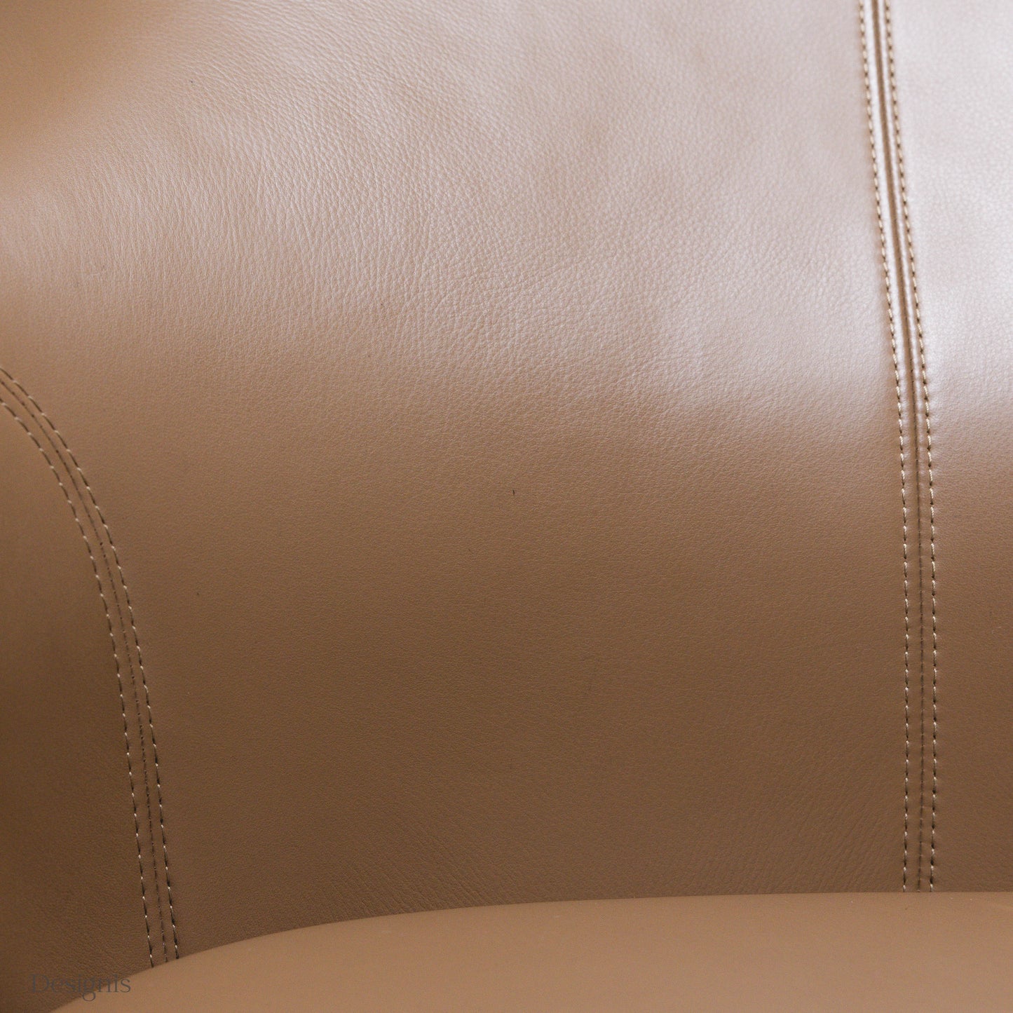 Vitra Grand Repos Sessel, Leder, Camel-Braun