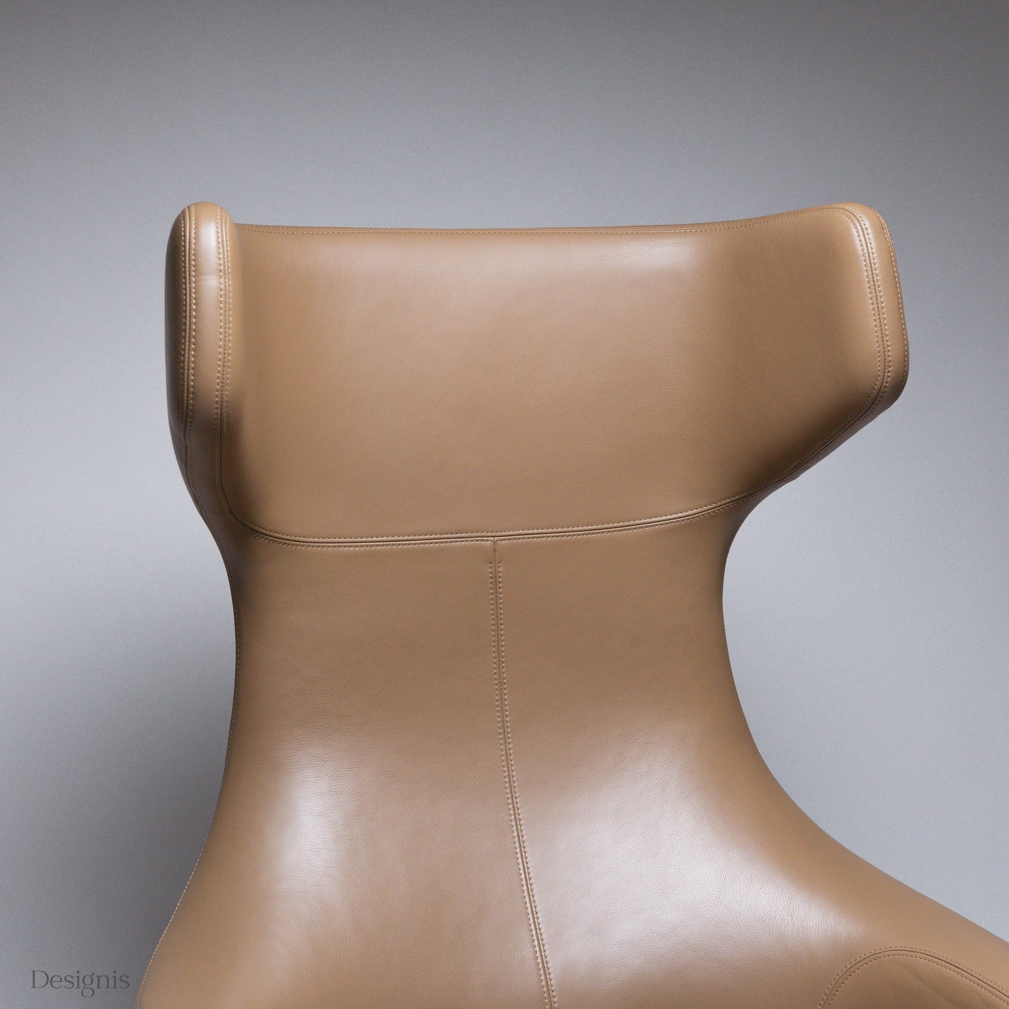 Vitra Grand Repos Sessel, Leder, Camel-Braun
