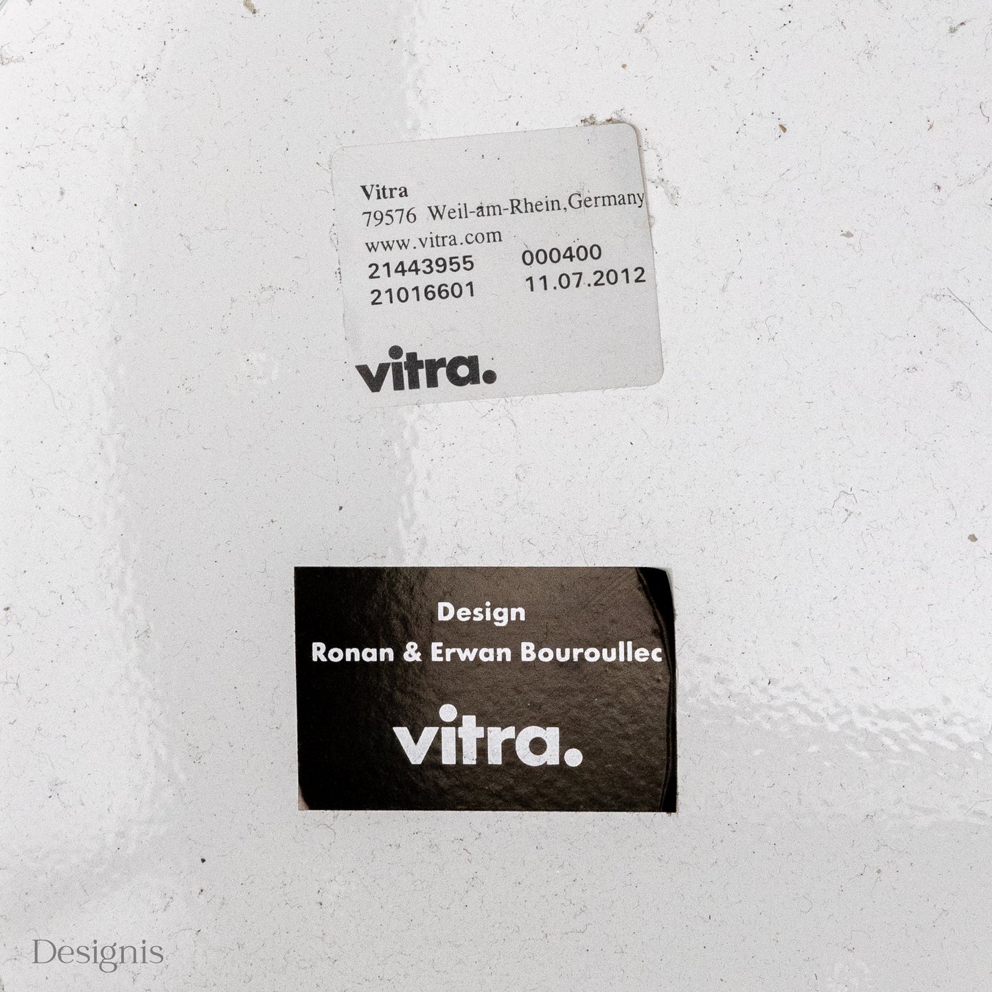 Vitra Metal Side Table/Beistelltisch Medium, Weiß