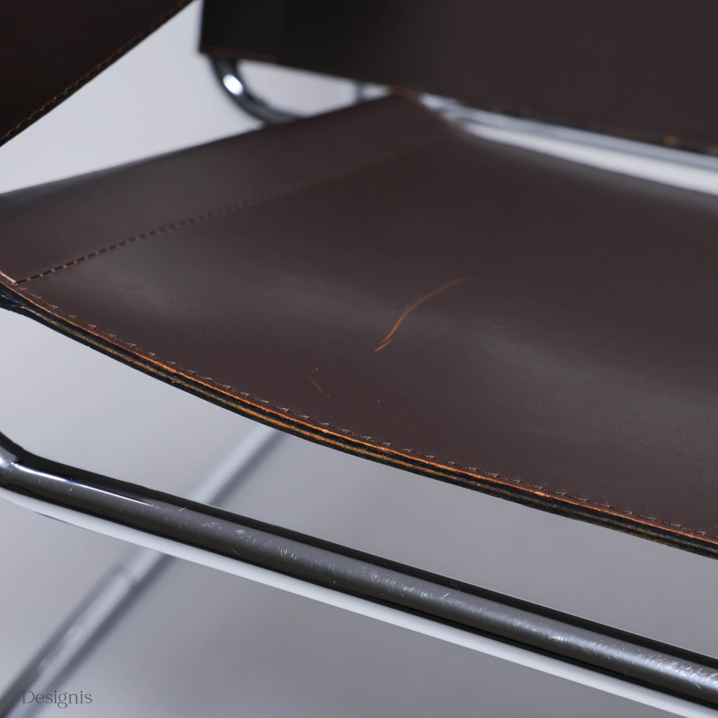 Wassily Chair Gavina, Leder, Braun