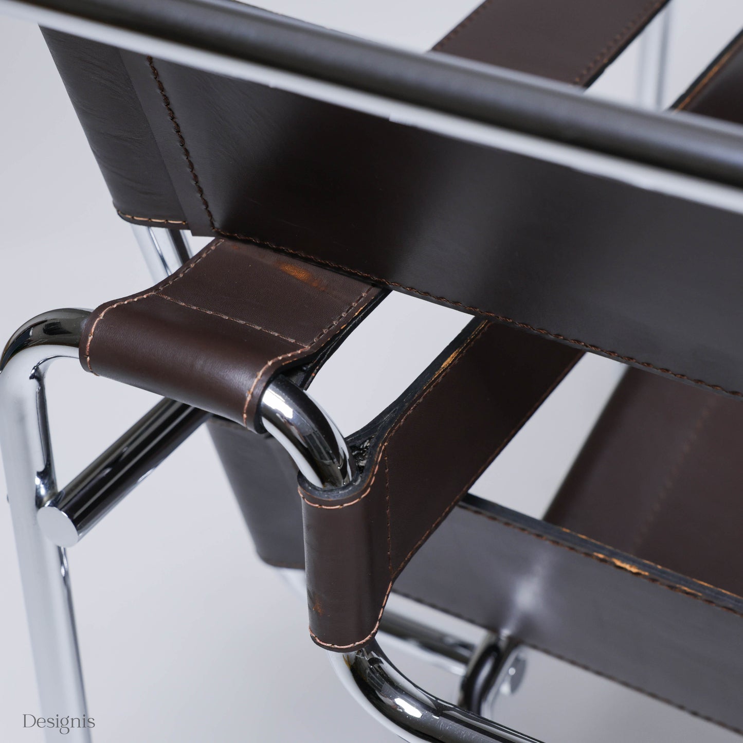 Wassily Chair Gavina, Leder, Braun