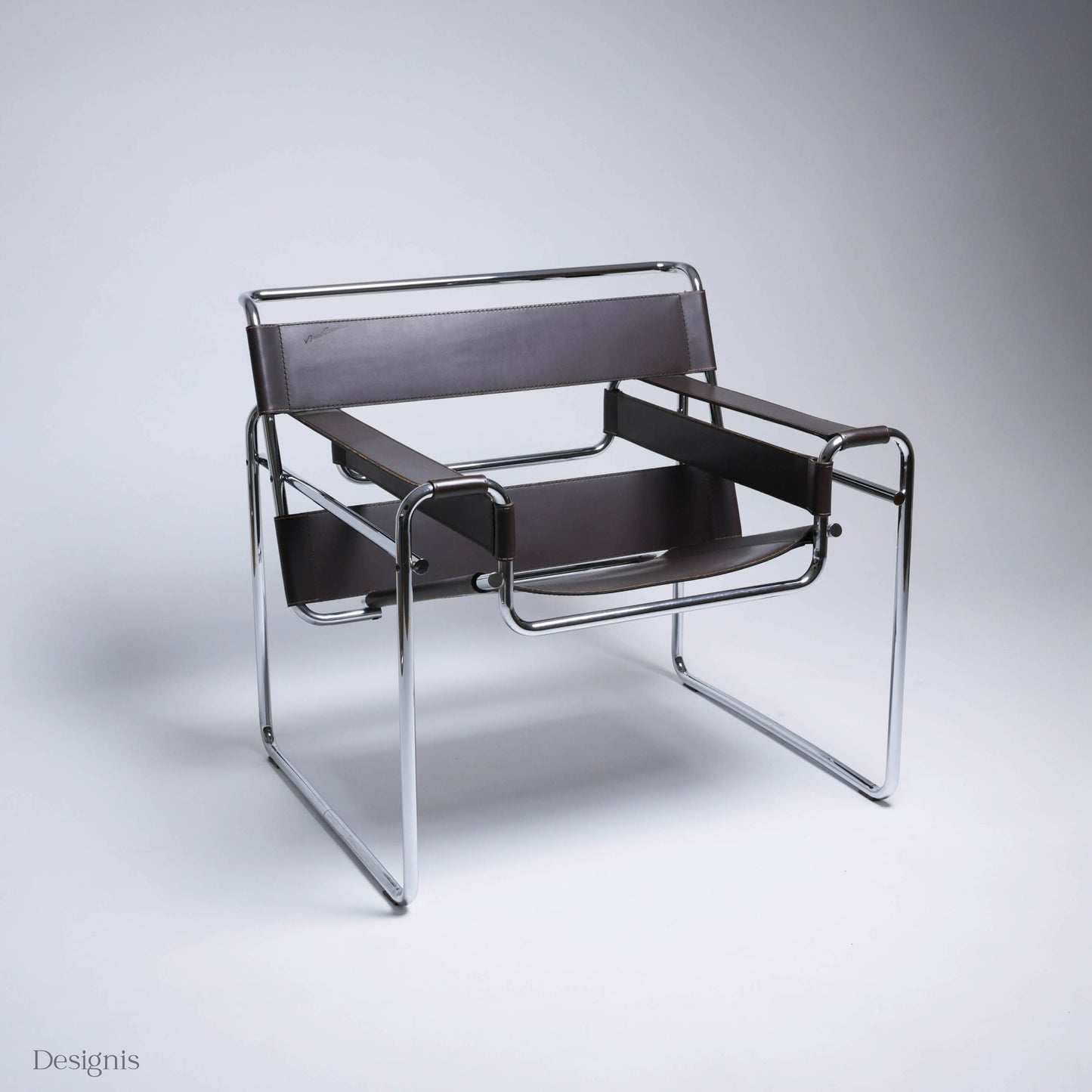 Wassily Chair Gavina, Leder, Braun