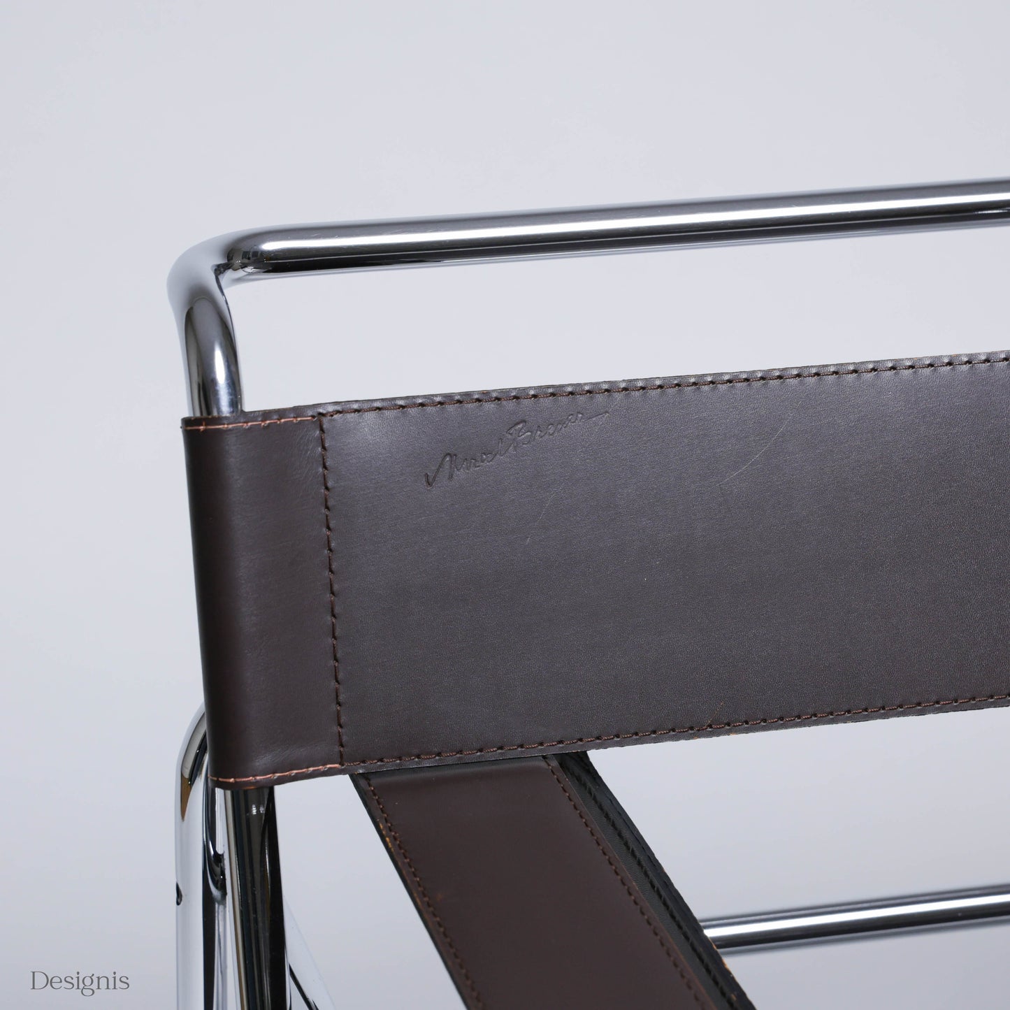 Wassily Chair Gavina, Leder, Braun