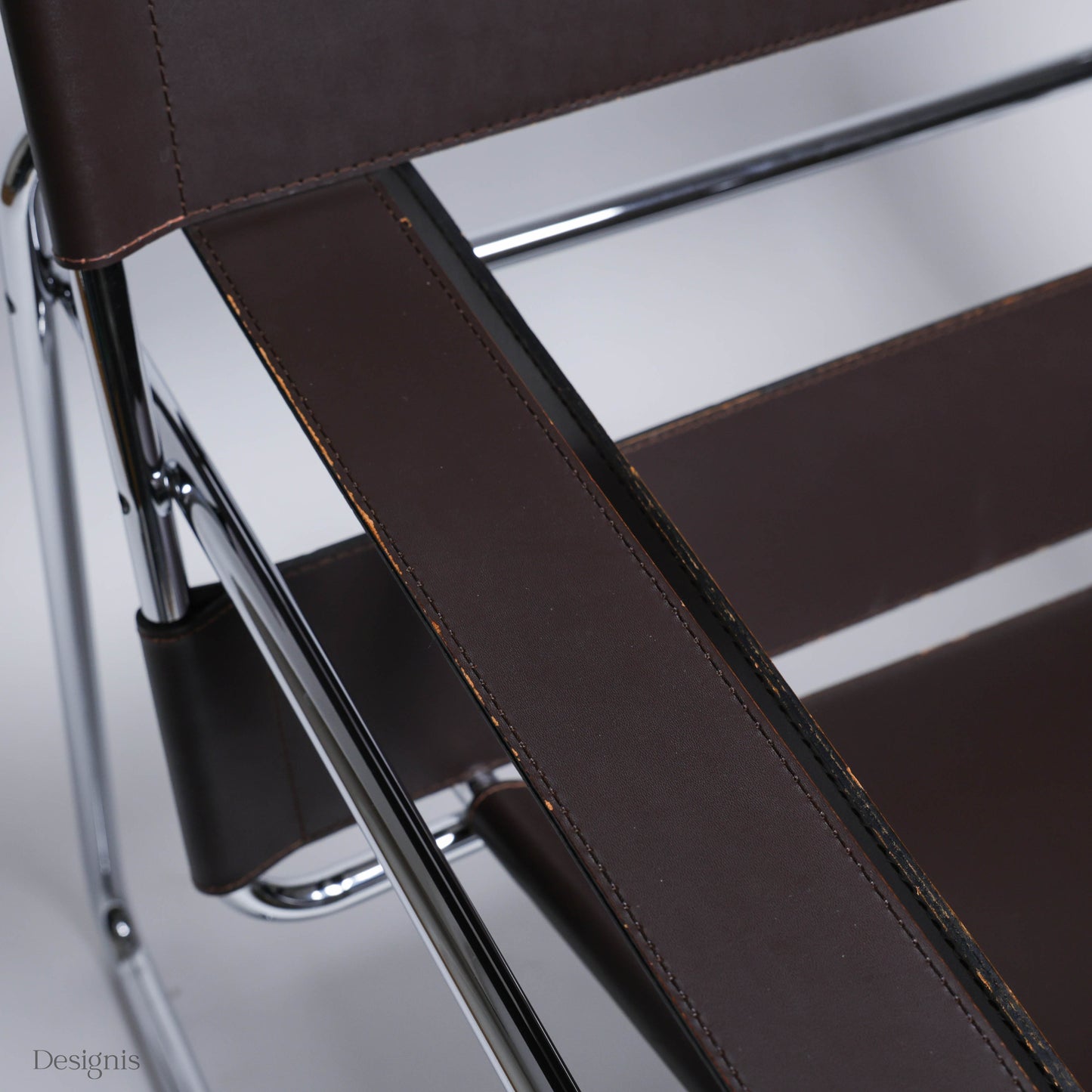 Wassily Chair Gavina, Leder, Braun
