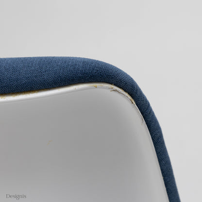 Knoll International Tulip Chair, blau, Vollpolster