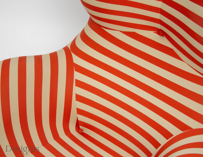 B&B Italia | UP 5_6 Chair | Sessel und Pouf | orange/beige