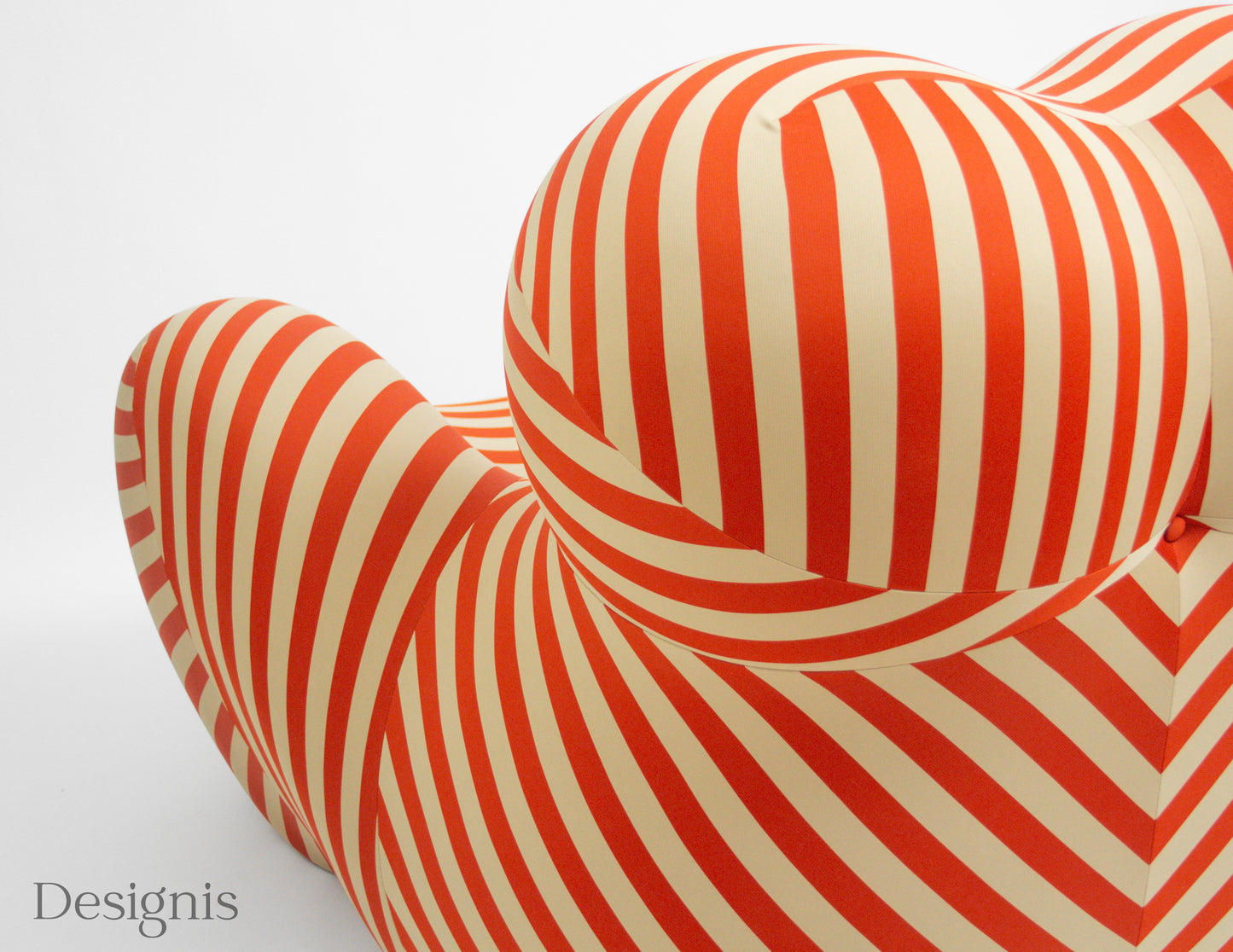 B&B Italia | UP 5_6 Chair | Sessel und Pouf | orange/beige