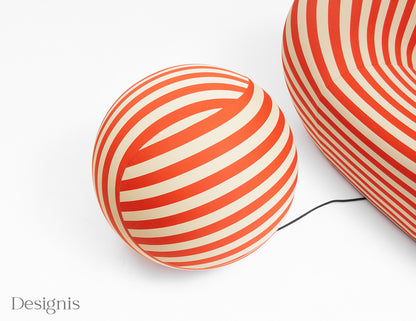 B&B Italia | UP 5_6 Chair | Sessel und Pouf | orange/beige