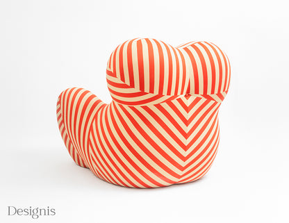 B&B Italia | UP 5_6 Chair | Sessel und Pouf | orange/beige