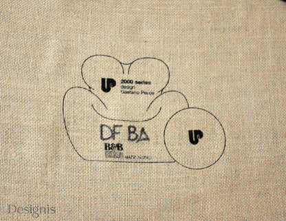 B&B Italia | UP 5_6 Chair | Sessel und Pouf | orange/beige