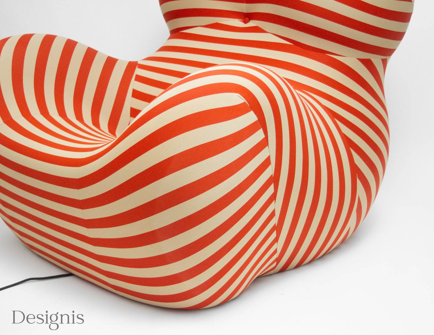 B&B Italia | UP 5_6 Chair | Sessel und Pouf | orange/beige