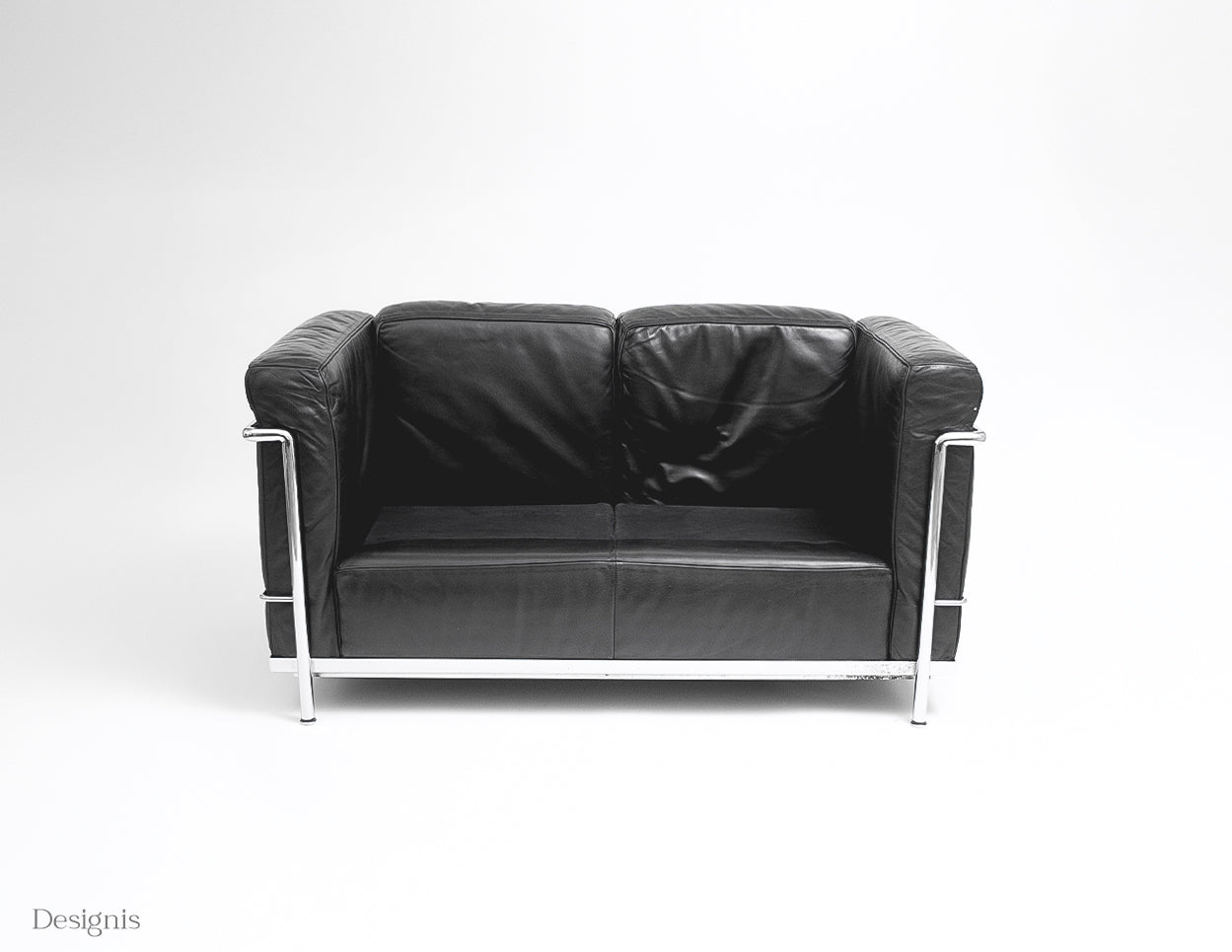 Cassina LC2 Zweisitzer | Sofa | Le Corbusier | Schwarz | Leder