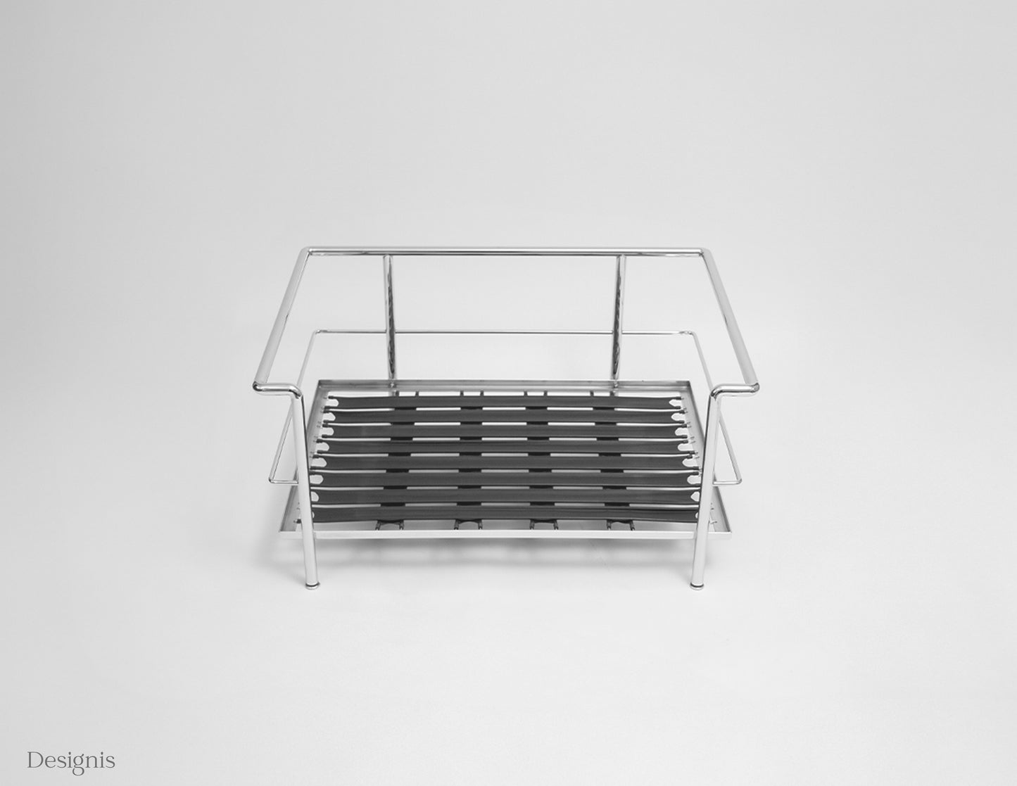 Cassina LC3 Sessel, Schwarz, Leder