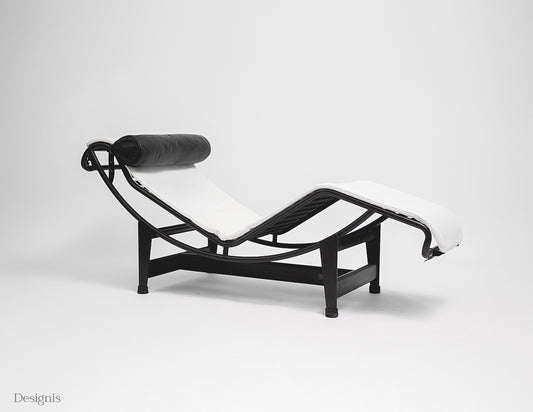 Cassina LC4 Liege | Chaiselounge | Le Corbusier | Schwarz/Weiß