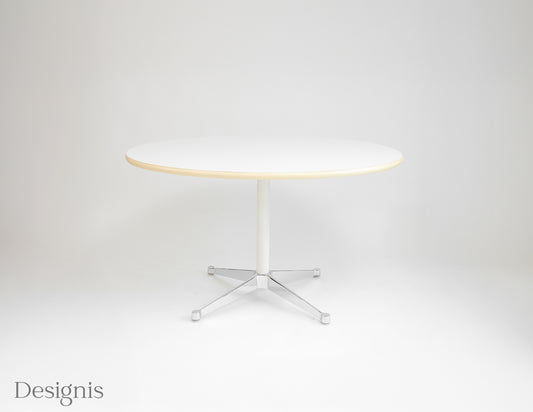 Herman Miller Eames Contract Table | 122,5cm Durchmesser | Weiß