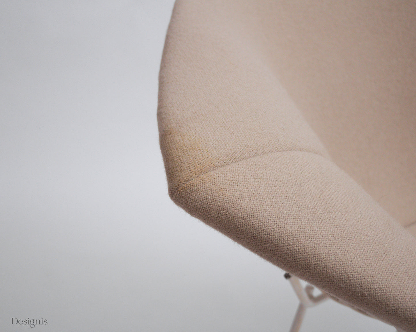 Knoll International Diamond Chair, Weiß, Vollpolster