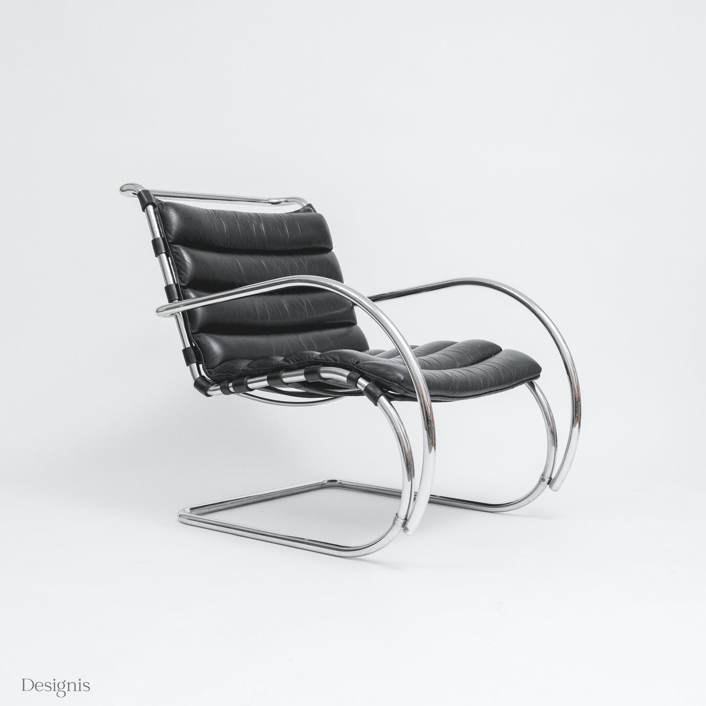 Knoll MR Lounge Chair, Schwarz