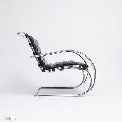 Knoll MR Lounge Chair, Schwarz