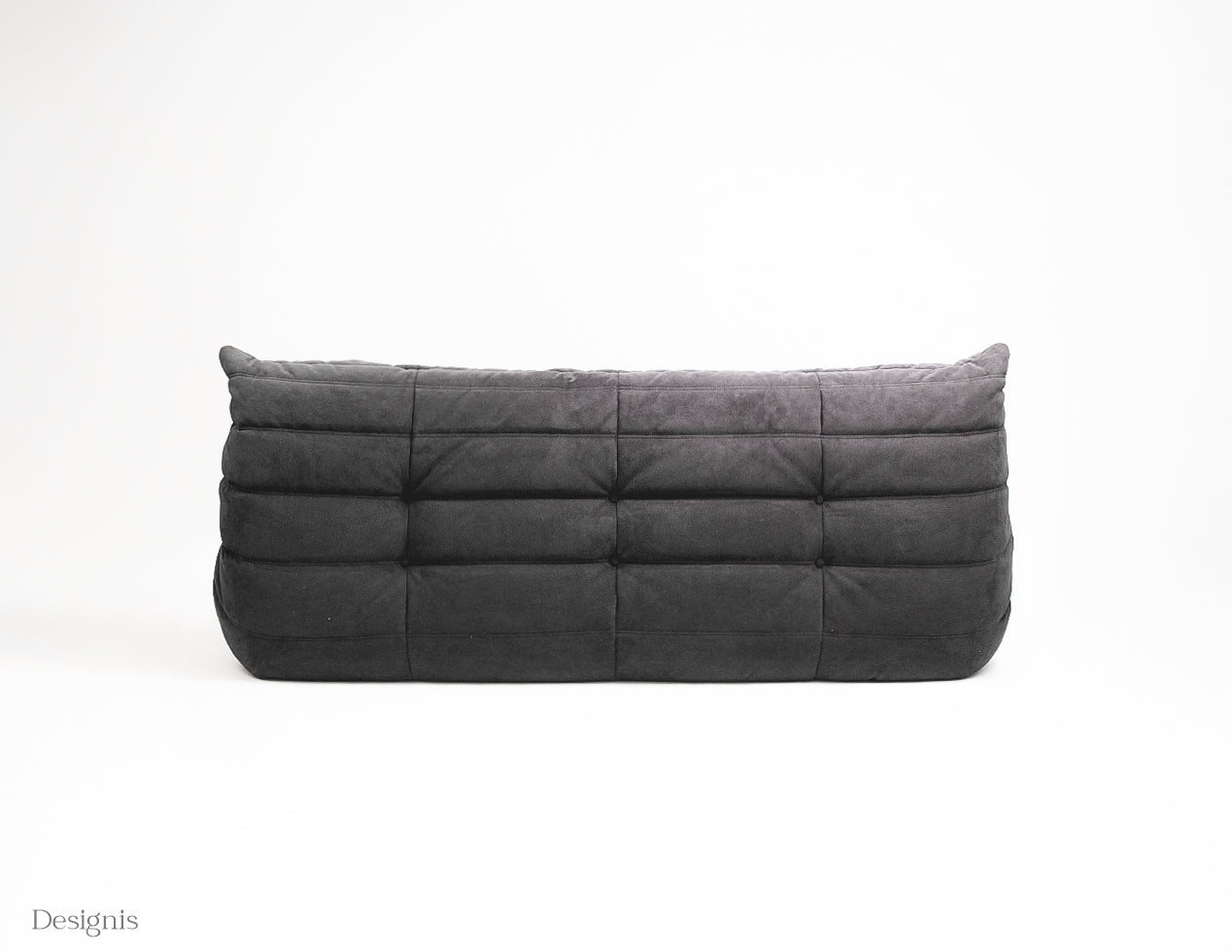Ligne Roset | Togo Dreisitzer Sofa Alcantara | Anthrazitgrau