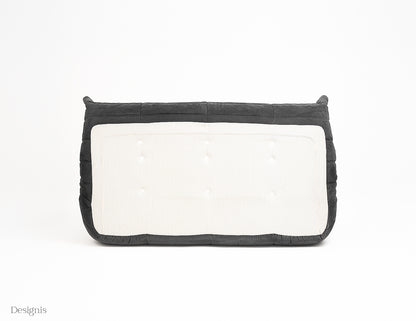 Ligne Roset | Togo Dreisitzer Sofa Alcantara | Anthrazitgrau
