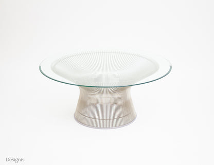 Knoll International | Warren Platner Coffee Table | Glas Ø 91.5cm
