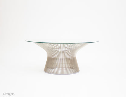 Knoll International | Warren Platner Coffee Table | Glas Ø 91.5cm
