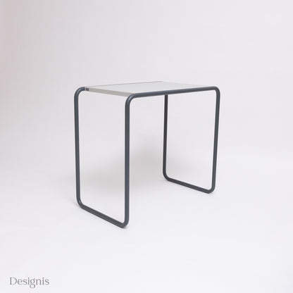 Thonet B9d Satztisch, Beistelltisch, Graugrau