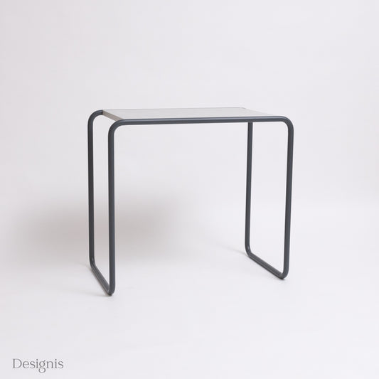 Thonet B9d Satztisch, Beistelltisch, Graugrau