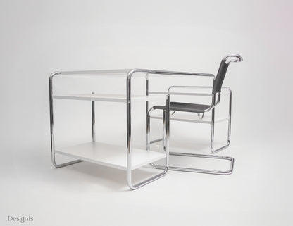 Thonet S285 Schreibtisch, Weiß