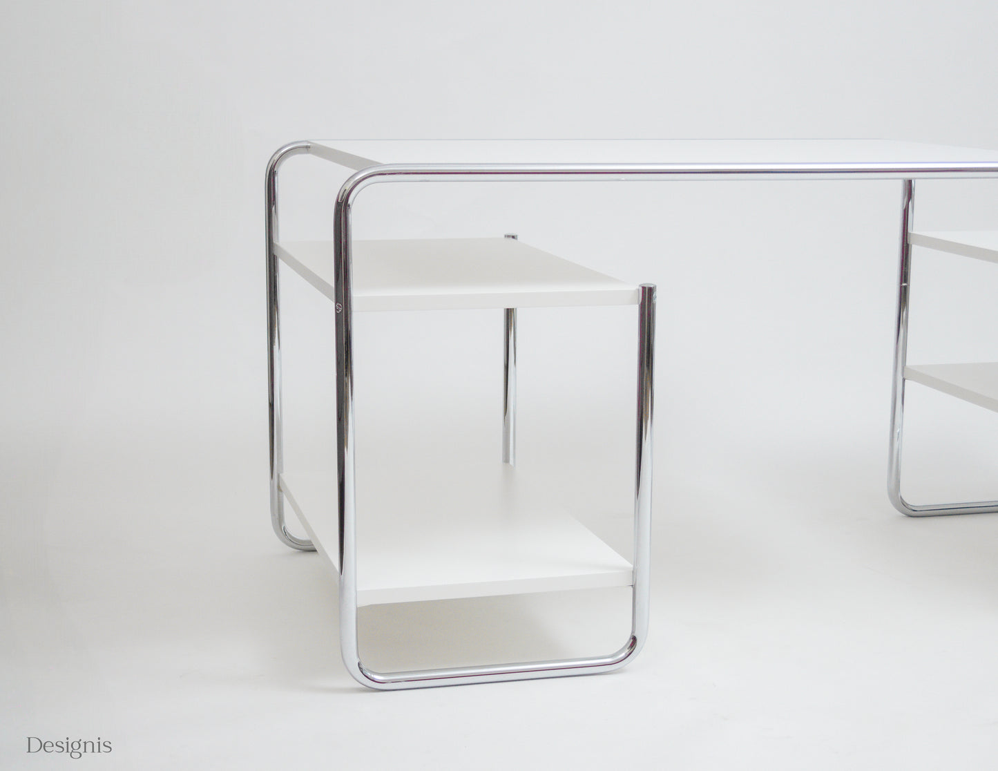 Thonet S285 Schreibtisch, Weiß