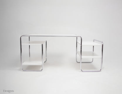 Thonet S285 Schreibtisch, Weiß