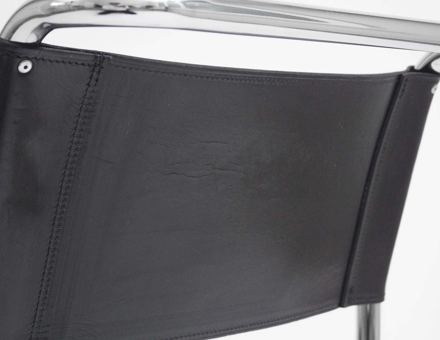 Thonet S33 Freischwinger | Schwarz | Leder