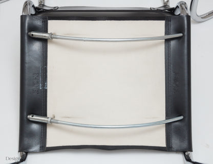 Thonet S33 Freischwinger | Schwarz | Leder