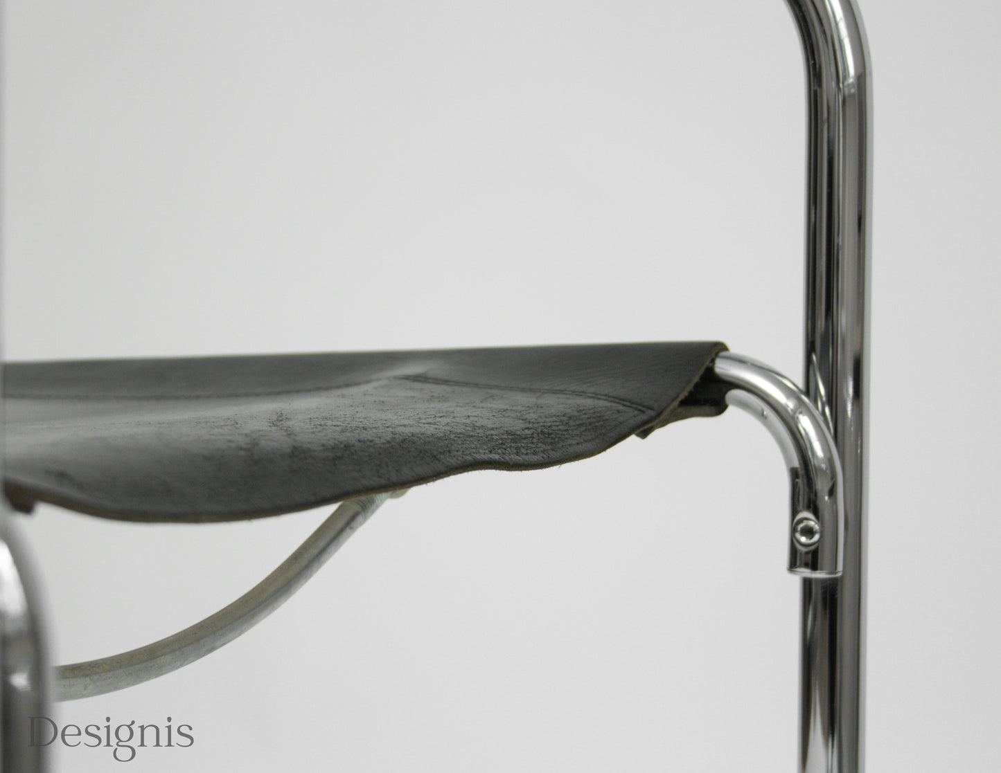 Thonet S34 Freischwinger | Schwarz | Leder