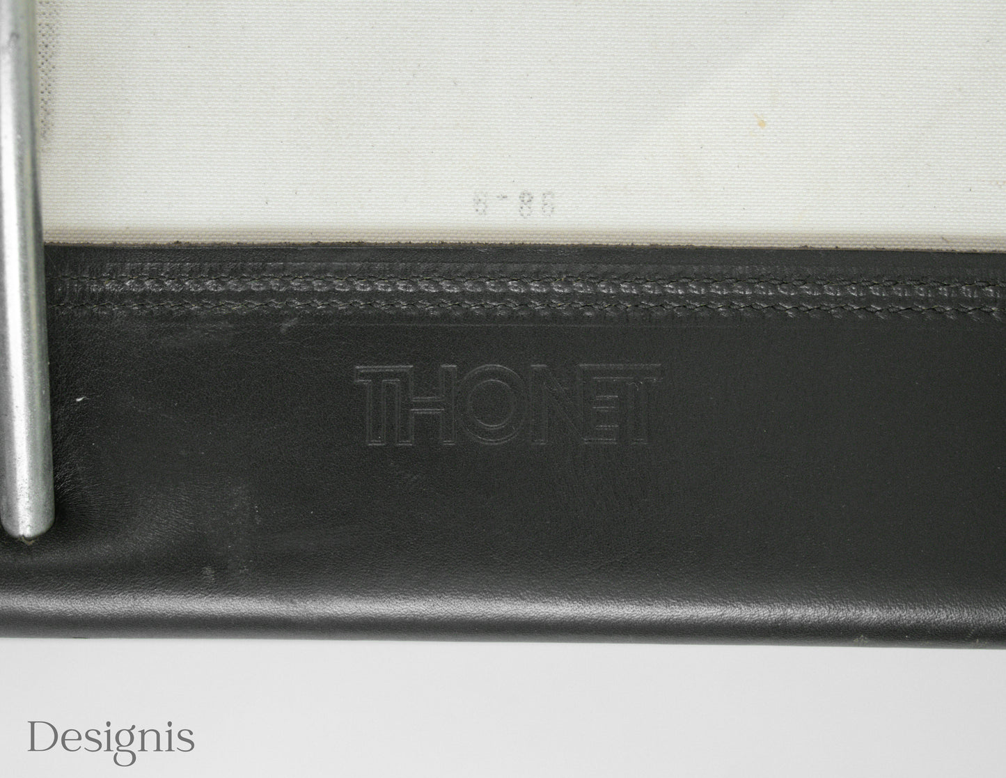 Thonet S34 Freischwinger | Schwarz | Leder