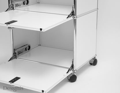 USM Haller Sideboard | 2 Klappen | Reinweiß