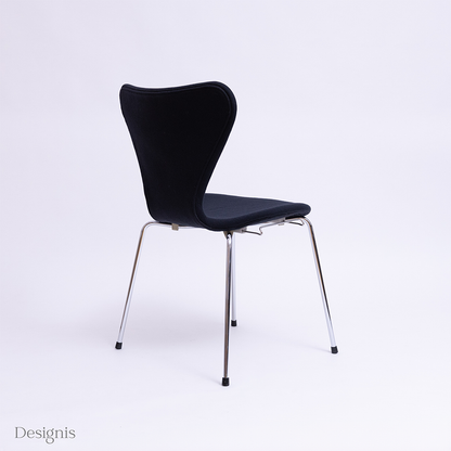 Fritz Hansen Serie 7 Stuhl, Vollpolster, dunkelblau