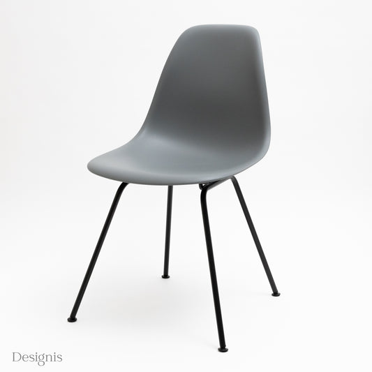 Vitra Eames DSX Plastic Chair, Granit-Schwarz