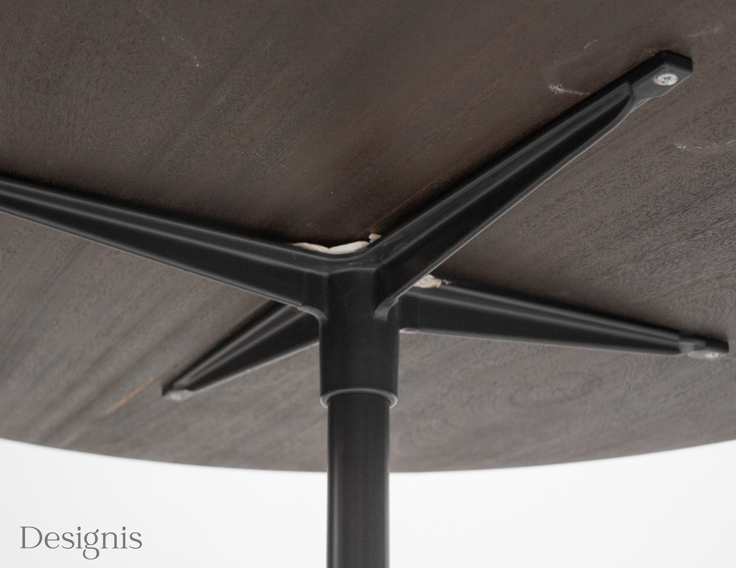 Vitra Eames Tisch rund | 110cm Durchmesser | Braun