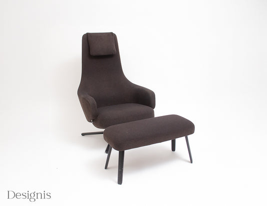 Vitra Repos Sessel mit Panchina | Braun