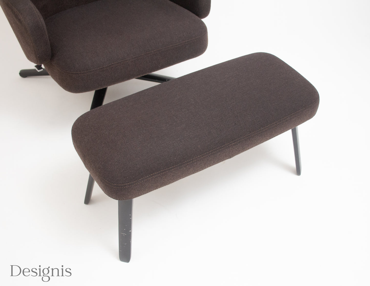 Vitra Repos Sessel mit Panchina | braun