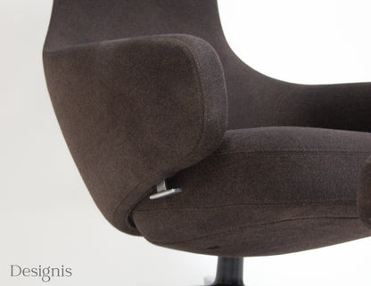 Vitra Repos Sessel mit Panchina | braun